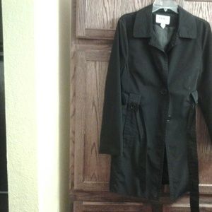 Black trench coat
