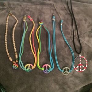 Peace necklaces