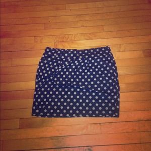 Polka dot bandage skirt