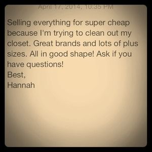 Plus sizes!!! Good prices!!!