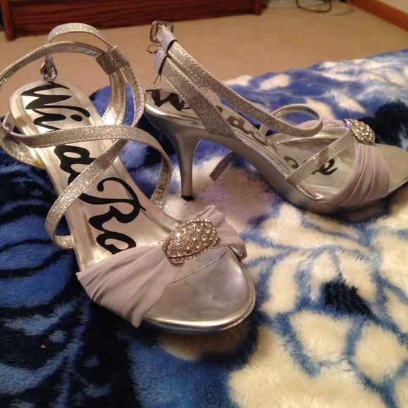 Silver heels