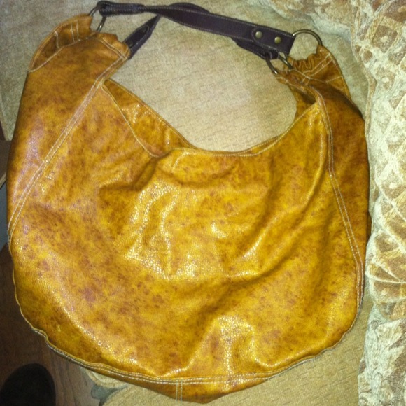 Beautiful large yellow summer bag