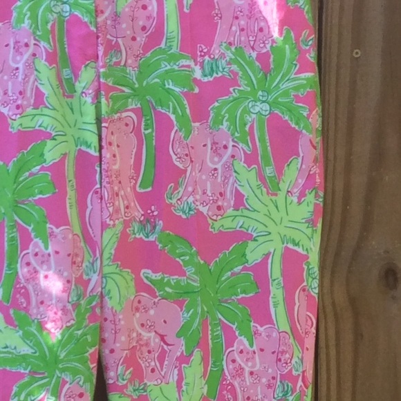 Adorable elephant print capris by Lilly Pulitzer! - Picture 3 of 4