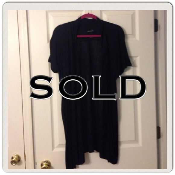 SOLD IN BUNDLE: Black Lightweight Cardigan
