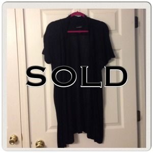 SOLD IN BUNDLE: Black Lightweight Cardigan