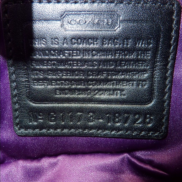 SOLD COACH BLACK SEQUIN POPPY CROSSBODY PURSE - Picture 4 of 4