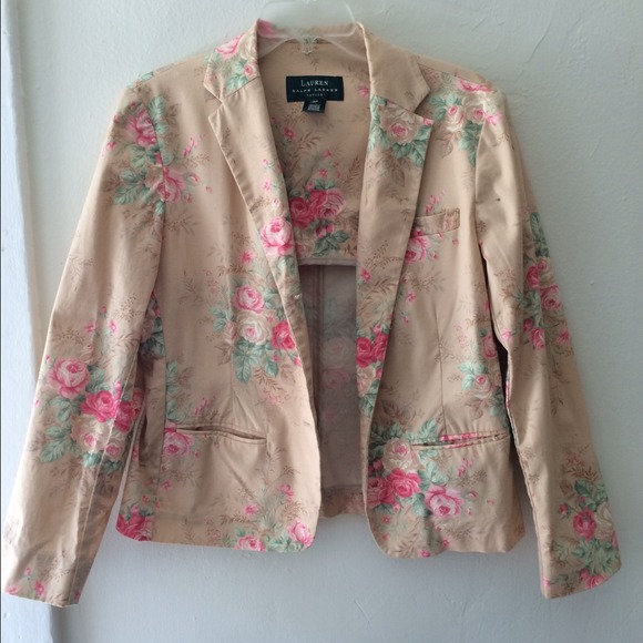 Ralph and Lauren floral jacket