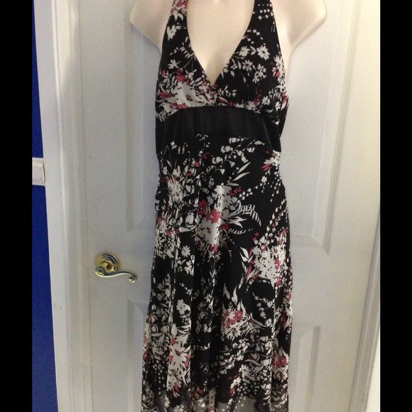 Halter floral dress