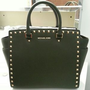 PRICE DROP! Michael Kors Loden Studded Selma