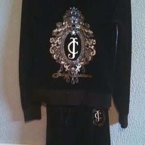 Authentic Juicy Couture velour sweat suit