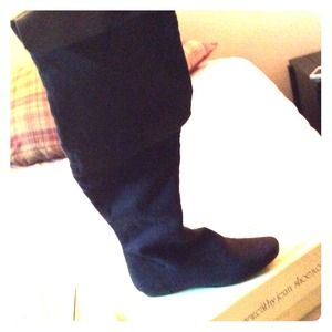 Over the knee boot.