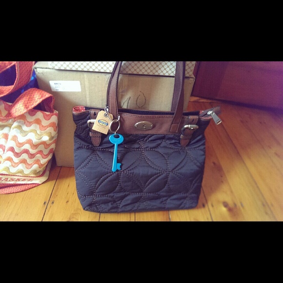 Fossil key-per handbag