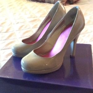 Tan pumps