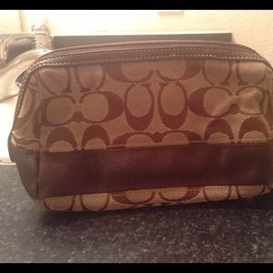 Coach makeup bag