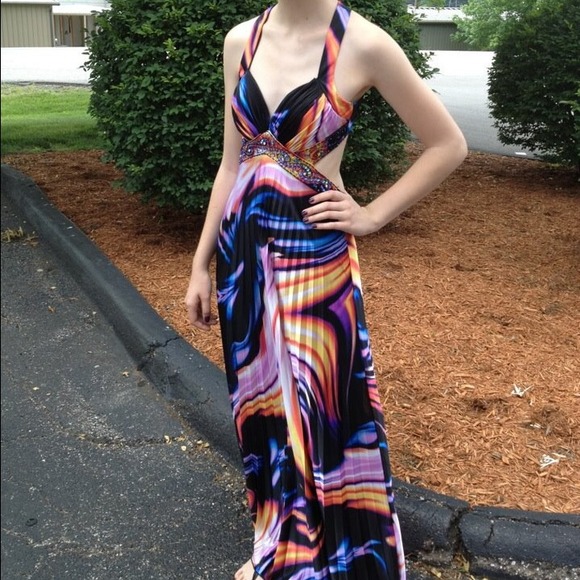 Galaxy prom dress