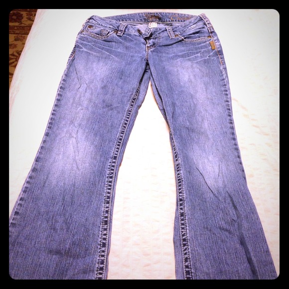 Authentic Tuesday silver jeans