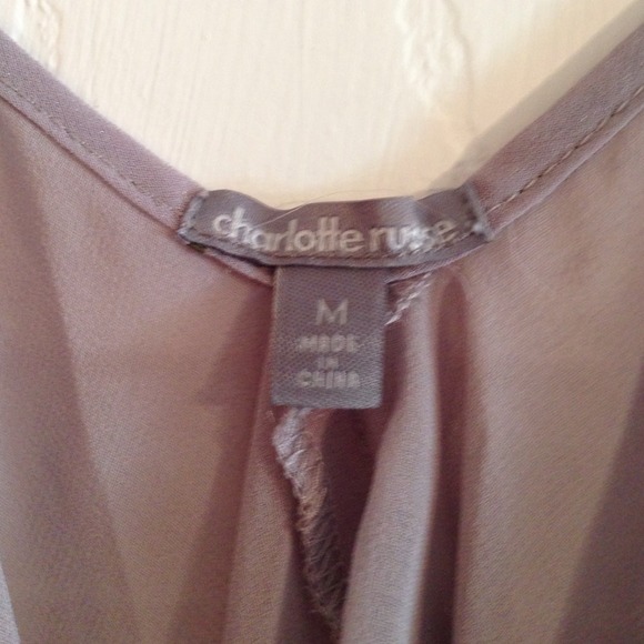 💥SOLD💥Charlotte Russe chiffon tank - Picture 2 of 4