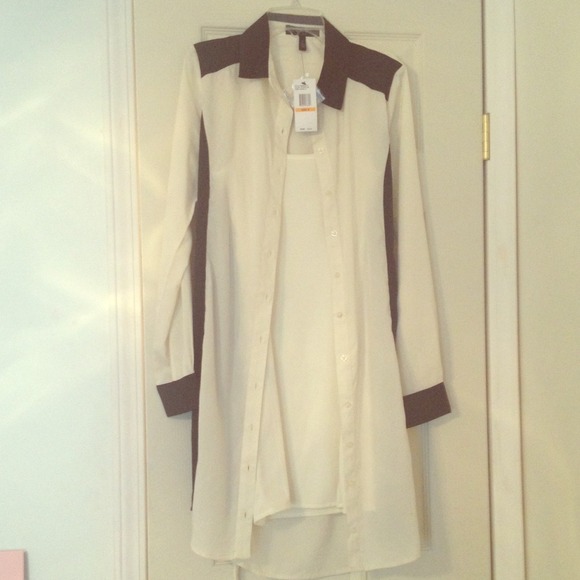 Jessica Simpson sheer silky dress