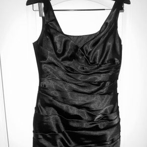 Black cocktail dress