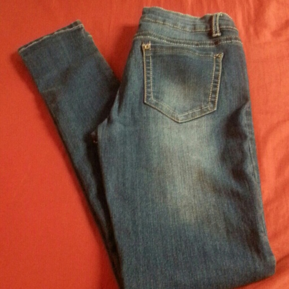 Wax skinny demin jeans! On sale! !