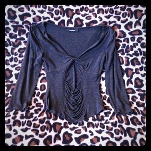 Gray 3/4 sleeve express top!