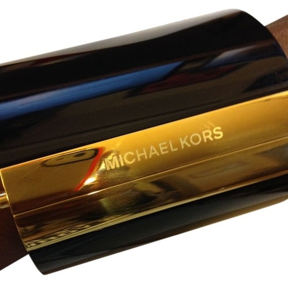 ⚫️MICHAEL KORS⚫️ Black Gold Cuff Hinged Bracelet