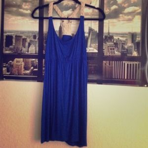 Royal blue dress