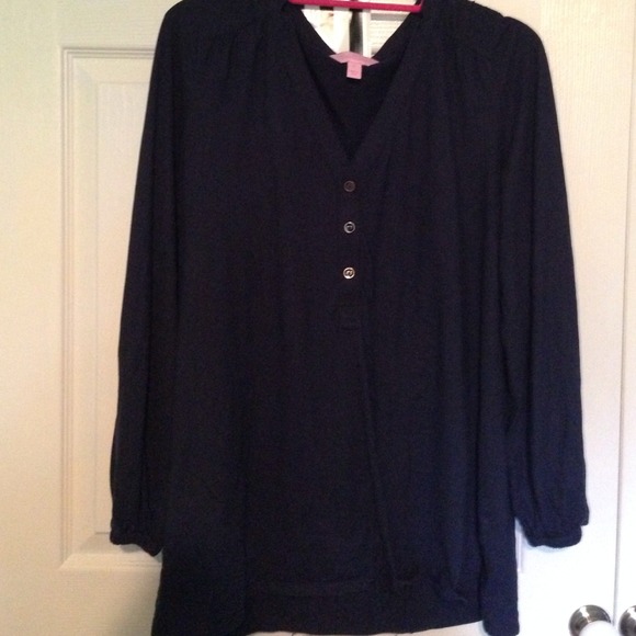 Navy Blue Lilly Pulitzer Cotton Elsa!