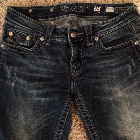 Miss Me basic rhinestone jeans
