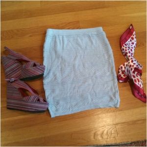 Mint colored American Apparel skirt