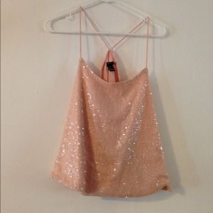 Sequins Spaghetti Tank