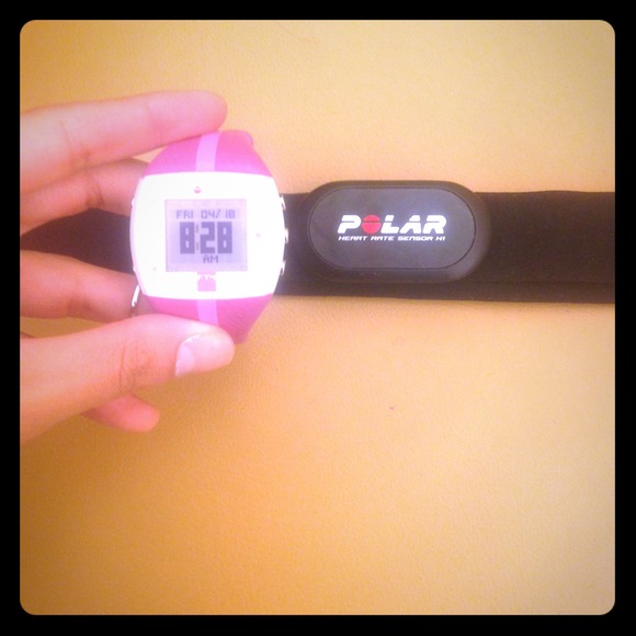 Pink polar watch