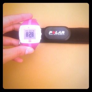 Pink polar watch