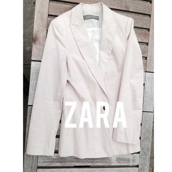 Zara light pink jacket