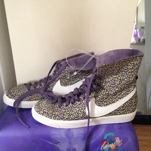 Nike floral high tops