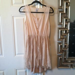 Blush lace summer dress