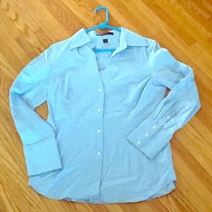 Express powder blue button up