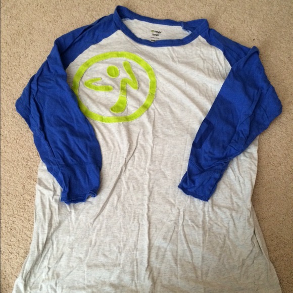 zumba Tops - Zumba instructor long sleeve jersey shirt.