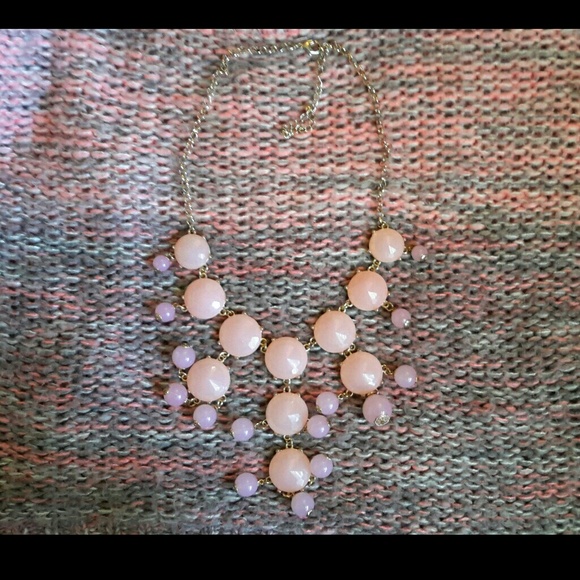 Barely Pink Bauble necklace