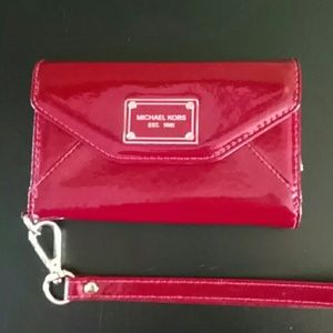 MK red and gold iPhone 4 case