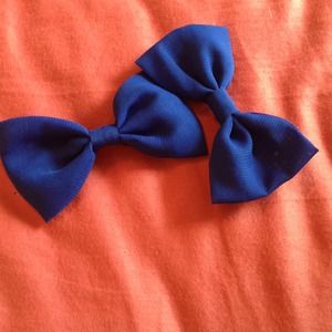 Hair bows.