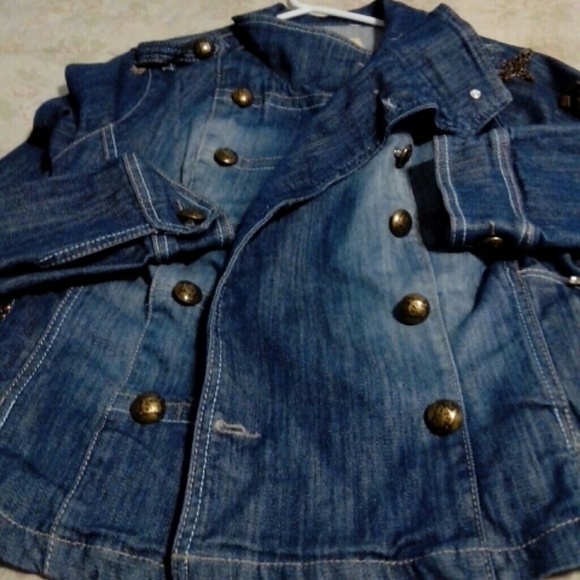 Military demin jacket