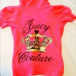 Juicy short sleeve hoodie