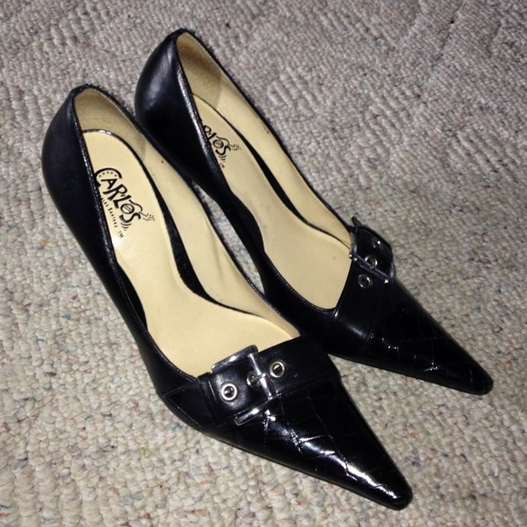 Carlos Santana leather pointed pumps size 7.5