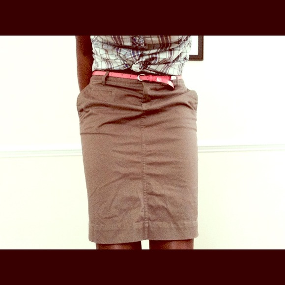 Brown / Khaki Skirt (medium length)