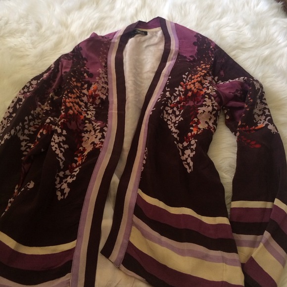 Winter Kate kimono silk top