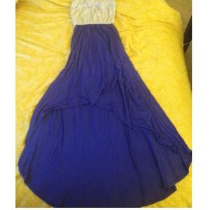 High low flowy dress