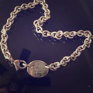 Authentic Tiffany & Co chocker & beaded bracelet