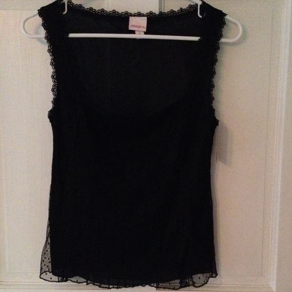 NWT Lace Tank Top with Satin Lining. Adorable!!