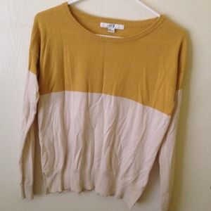 Mustard sweater and two striped tops bundle!